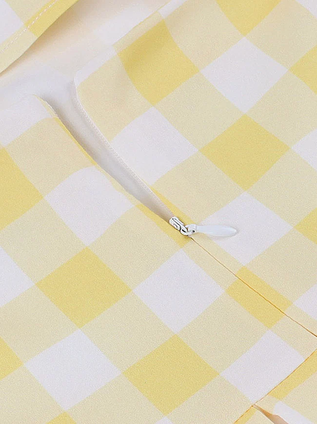 1950er Vintage A-Linie Rockabilly Kleid mit Schleife und Spaghettiträgern