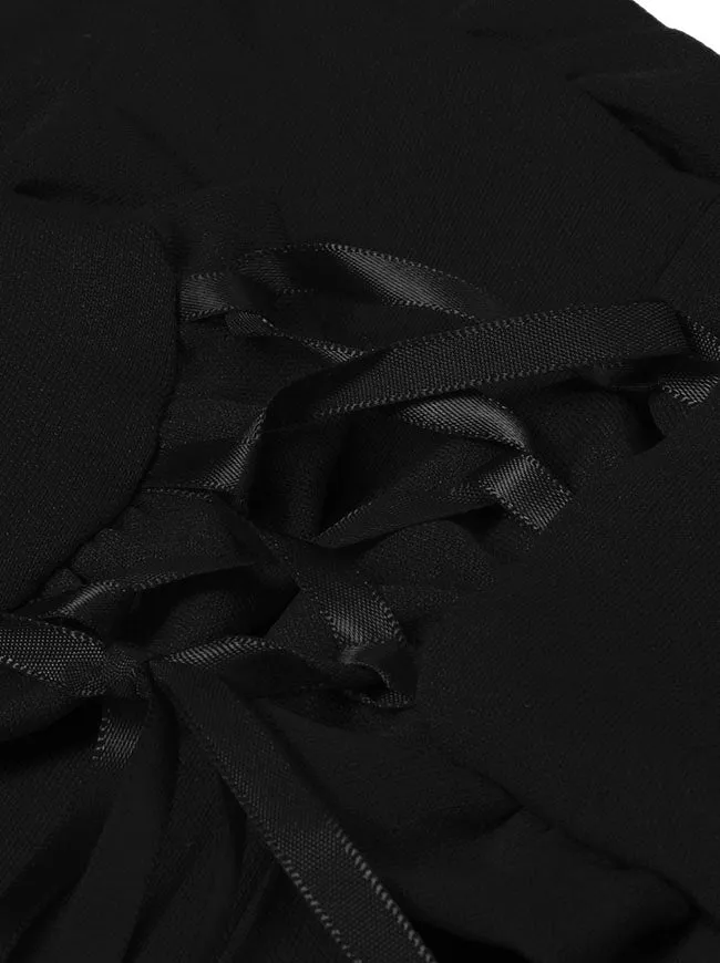Modisches trägerloses Bustier-Top in Herzform mit offenem Rücken und Schnürung