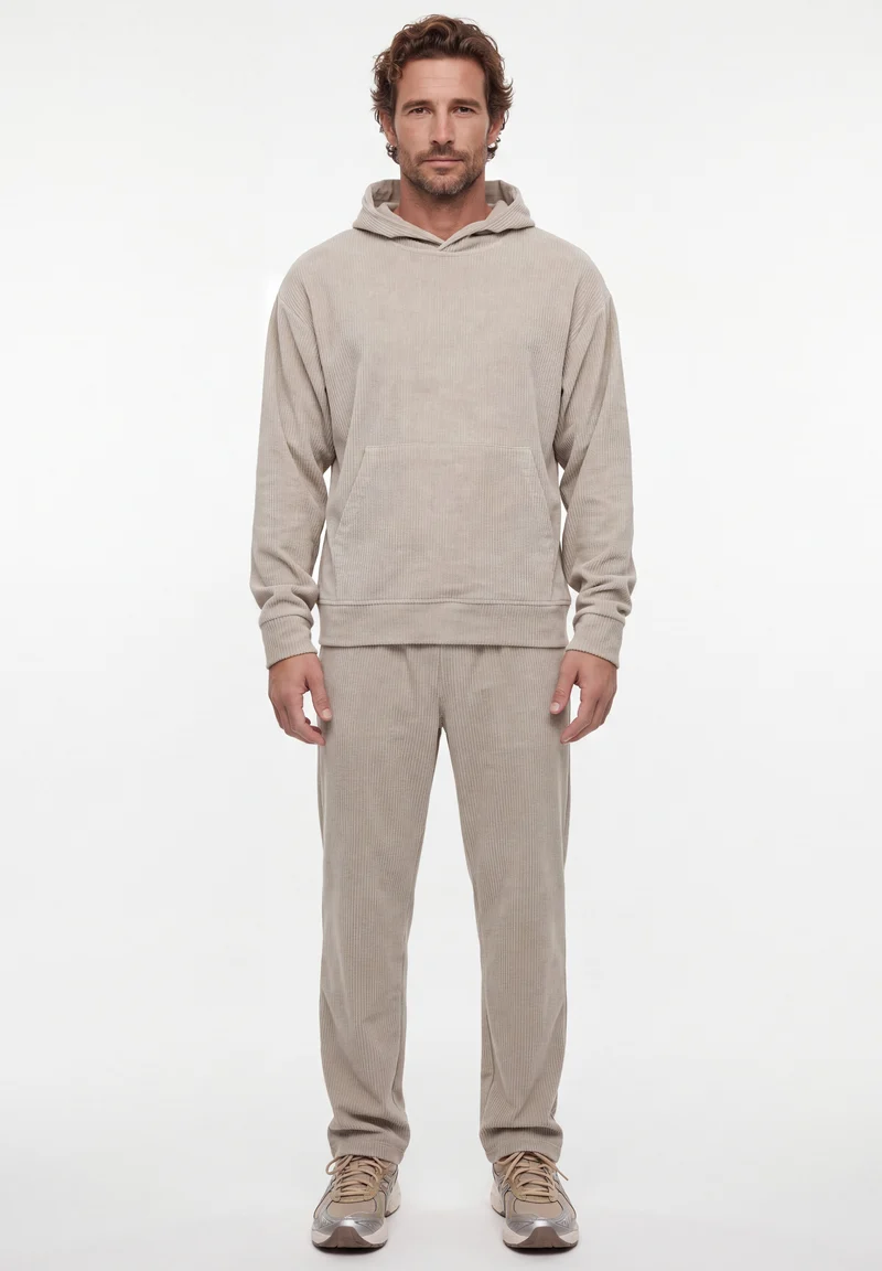 Cord-Hoodie aus Bio-Baumwolle