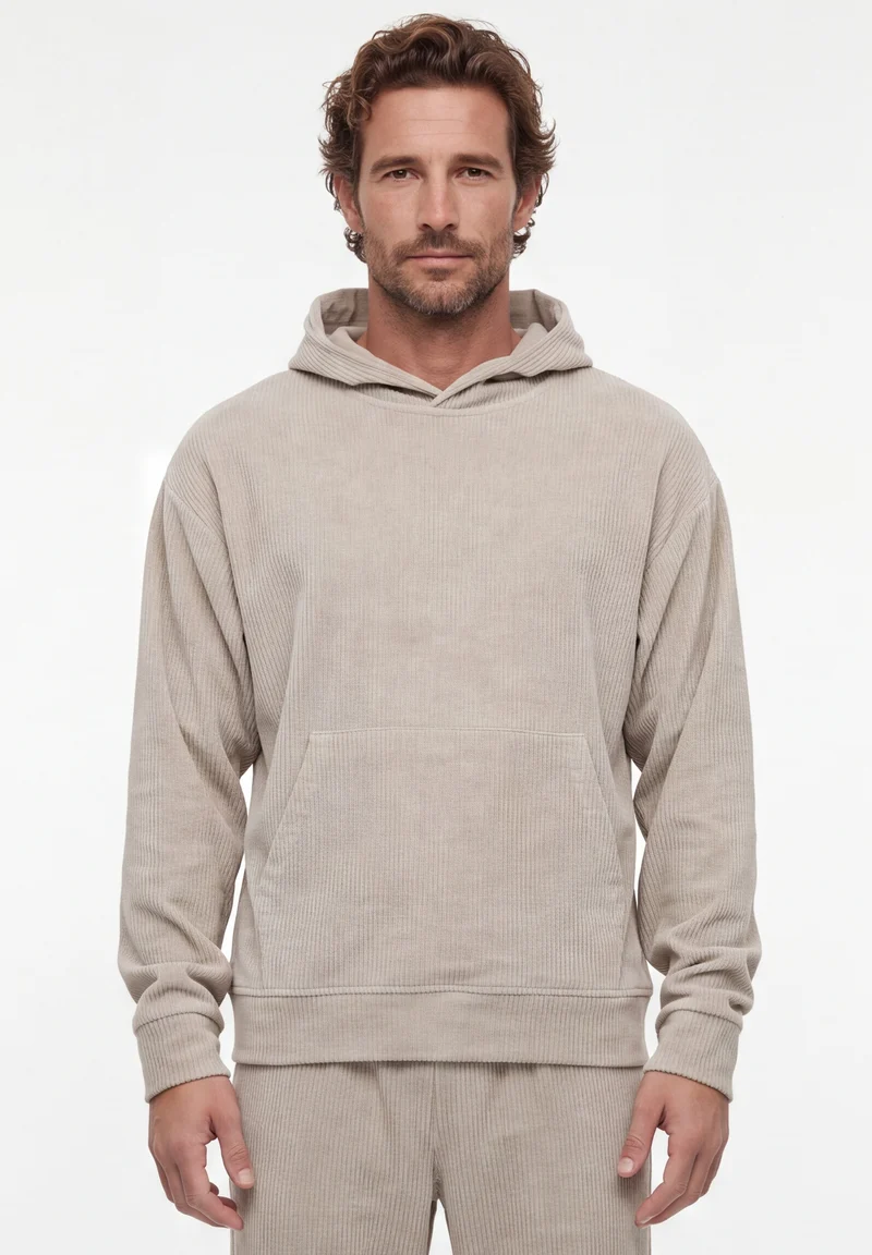 Cord-Hoodie aus Bio-Baumwolle