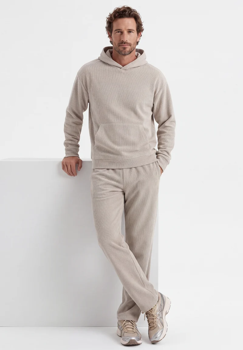 Cord-Hoodie aus Bio-Baumwolle