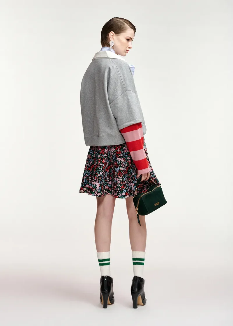 Chandail à manches rayées superposées Kantelou