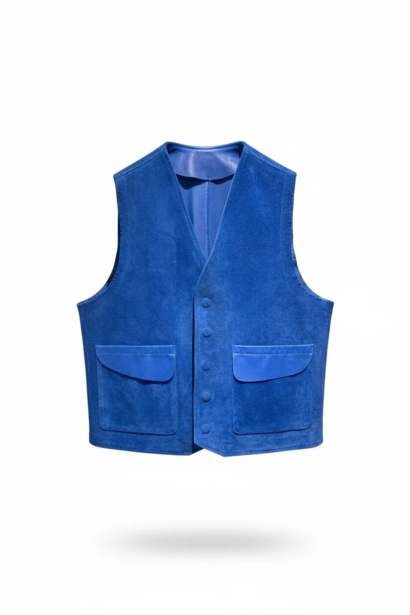 ROUTE 66 WAISTCOAT MAN ROYAL