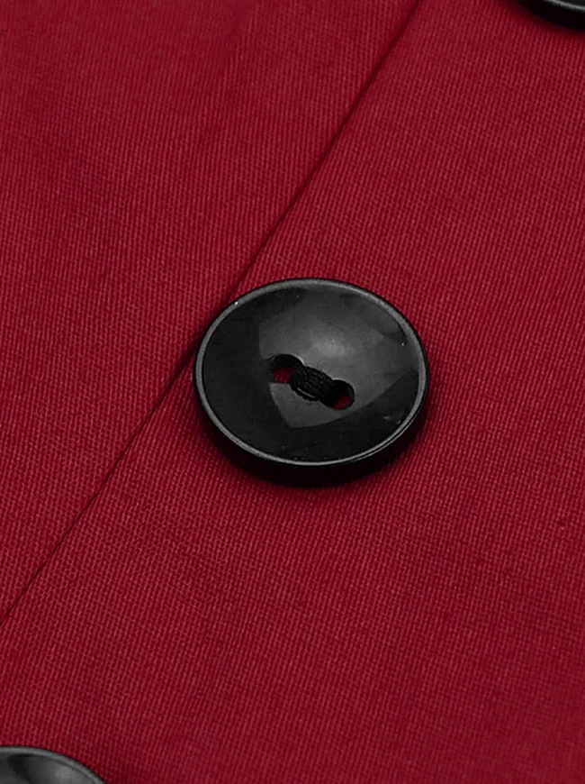 Ärmelloses A-Linien-Cocktailparty-Freizeitkleid im Vintage-Tupfen-Druck