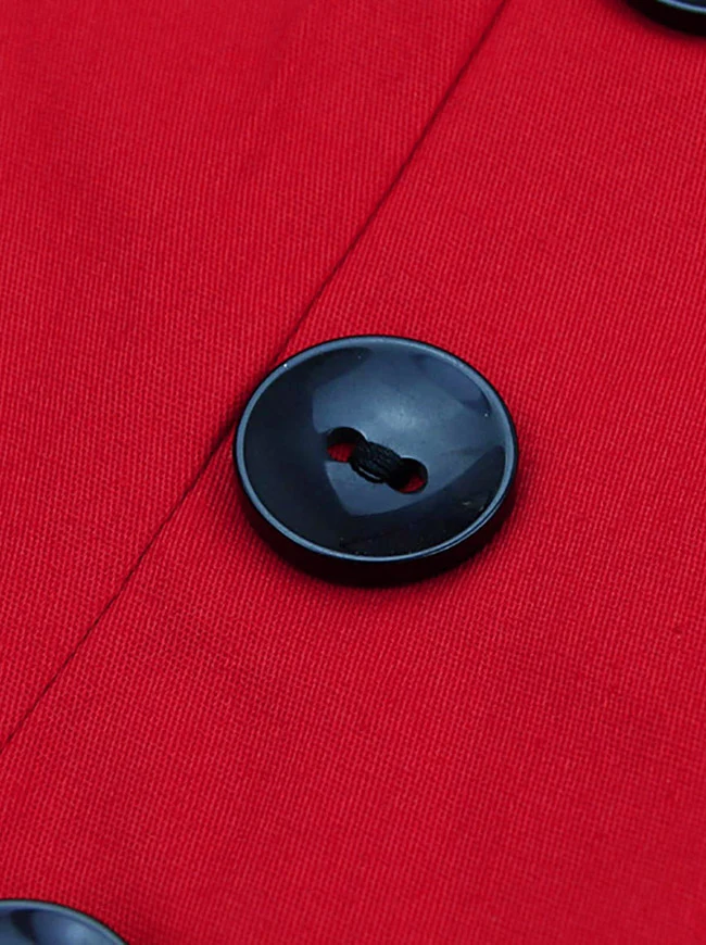 Ärmelloses A-Linien-Cocktailparty-Freizeitkleid im Vintage-Tupfen-Druck