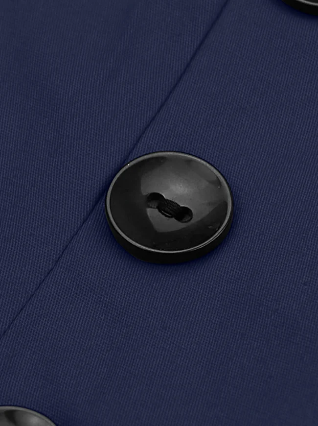 Ärmelloses A-Linien-Cocktailparty-Freizeitkleid im Vintage-Tupfen-Druck