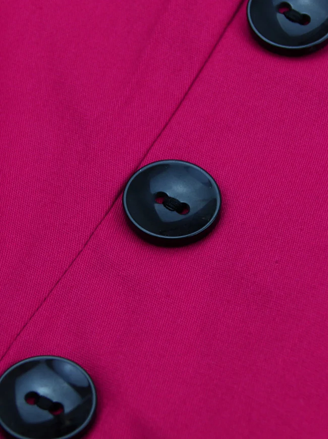 Ärmelloses A-Linien-Cocktailparty-Freizeitkleid im Vintage-Tupfen-Druck