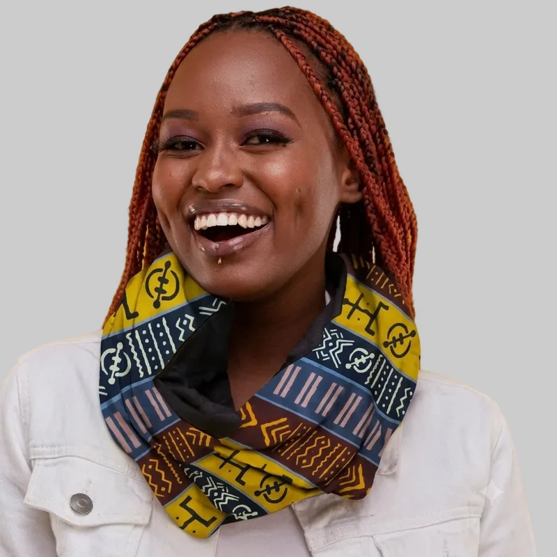 Afrozaina Tausi Infinity scarf