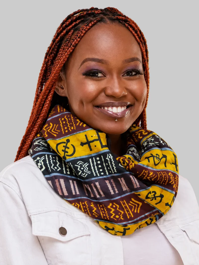Afrozaina Tausi Infinity scarf