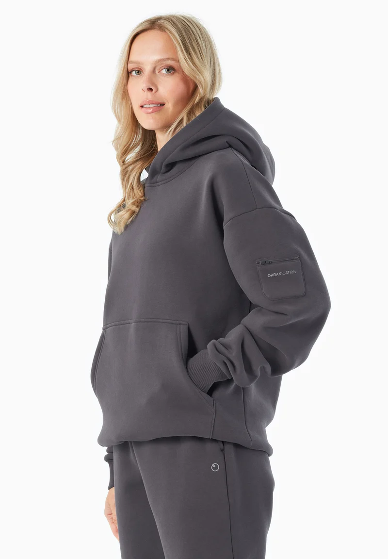 HARVINN | Essentials Travel Unisex Hoodie aus Bio-Baumwolle und recyceltem Polyester