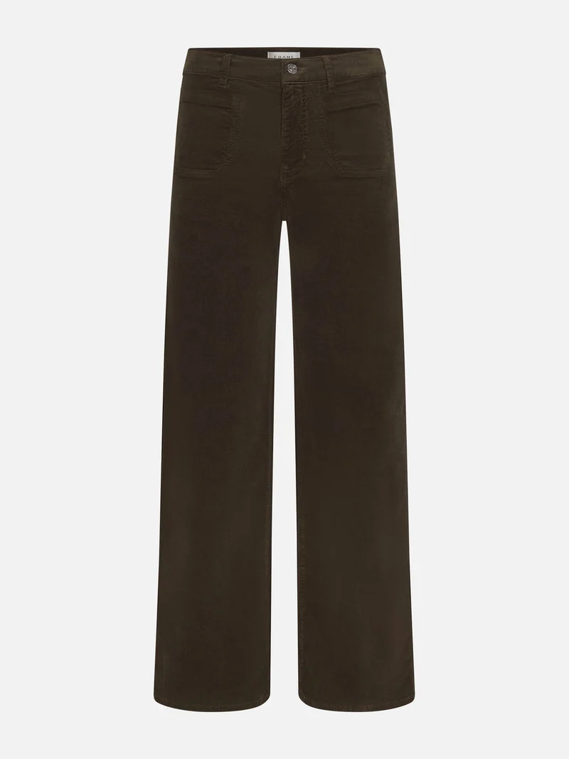 Le slim palazzo modernist en corduroy