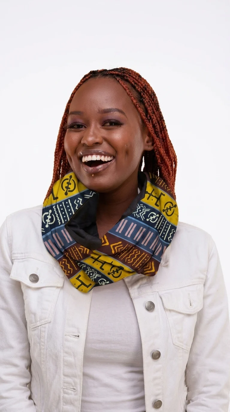 Afrozaina Tausi Infinity Infinity Scarf