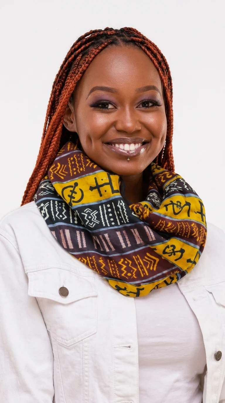 Afrozaina Tausi Infinity Infinity Scarf