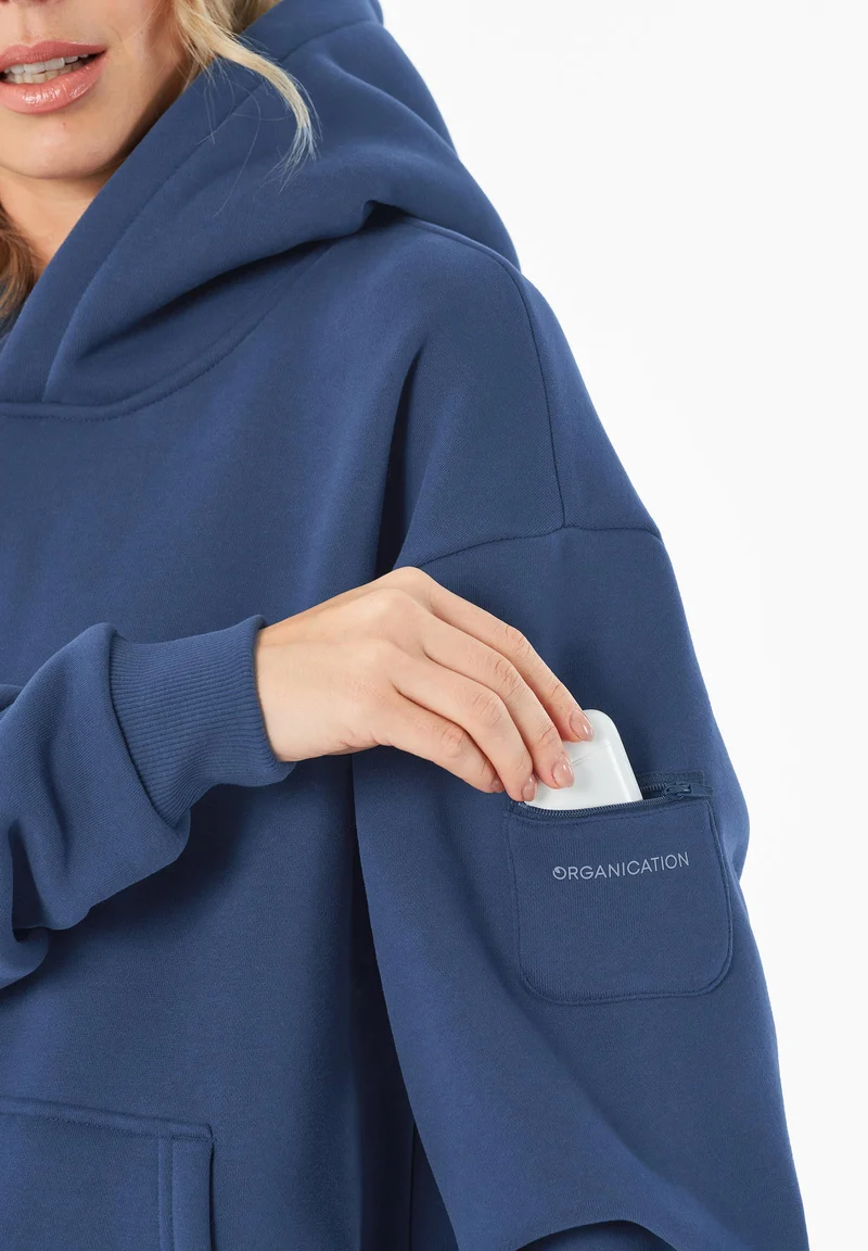 HARVINN | Essentials Travel Unisex Hoodie aus Bio-Baumwolle und recyceltem Polyester