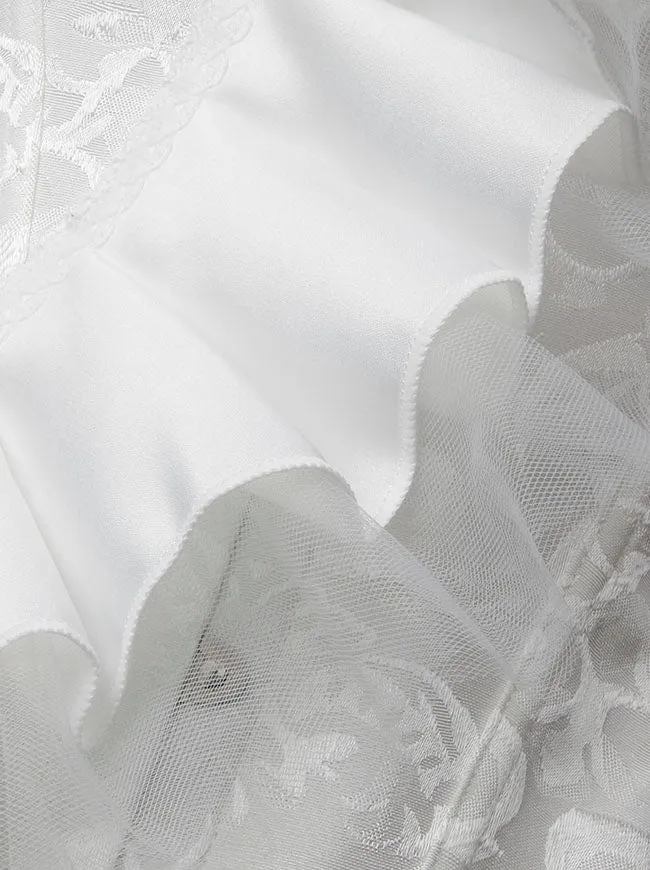 Retro Vintage viktorianisches Blumenbrokat-Überbrustkorsett Bustier