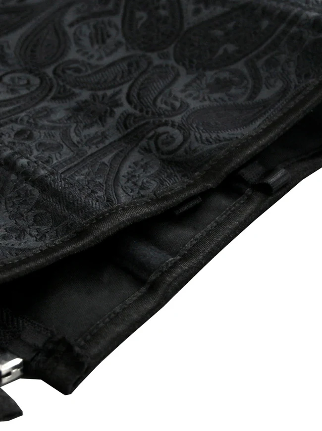 Renaissance Schnürung Vintage Boned Bustier Korsett mit Strumpfbändern