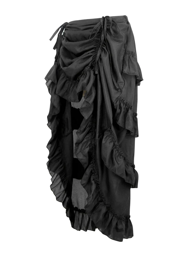 Steampunk Gothic High Low Cyberpunk Rüschenrock