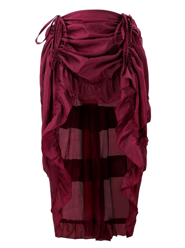 Steampunk Gothic High Low Cyberpunk Rüschenrock