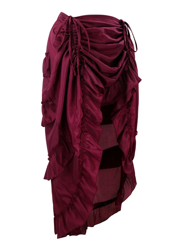 Steampunk Gothic High Low Cyberpunk Rüschenrock