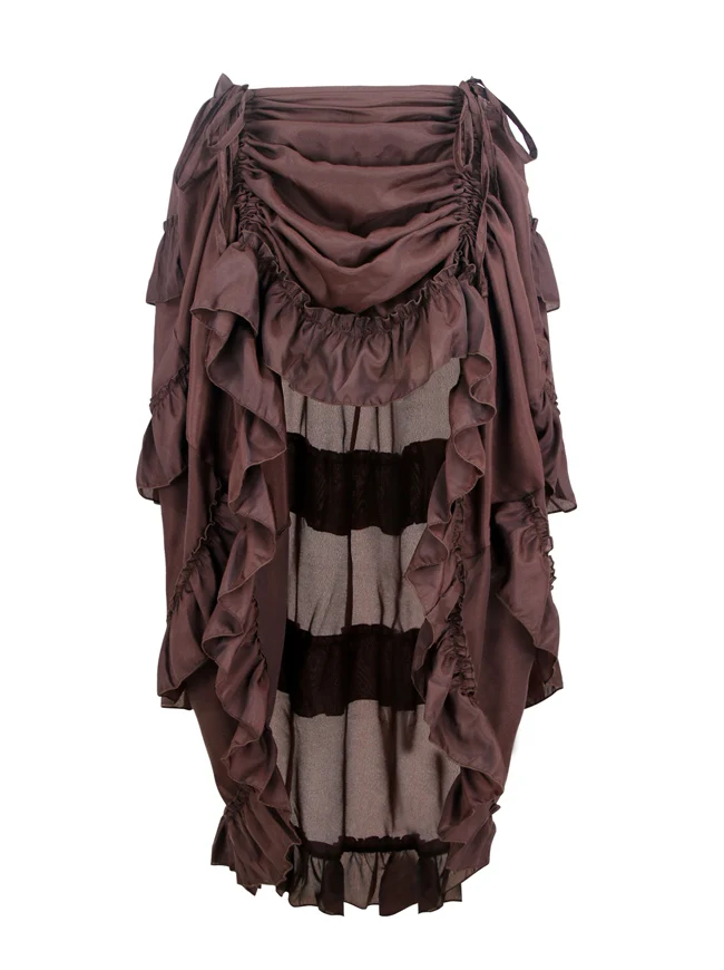 Steampunk Gothic High Low Cyberpunk Rüschenrock