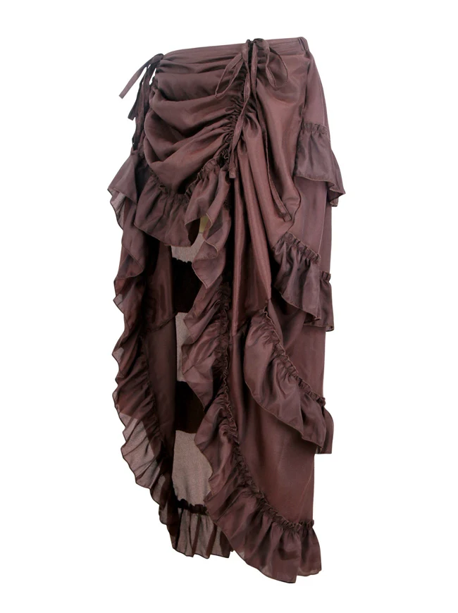 Steampunk Gothic High Low Cyberpunk Rüschenrock