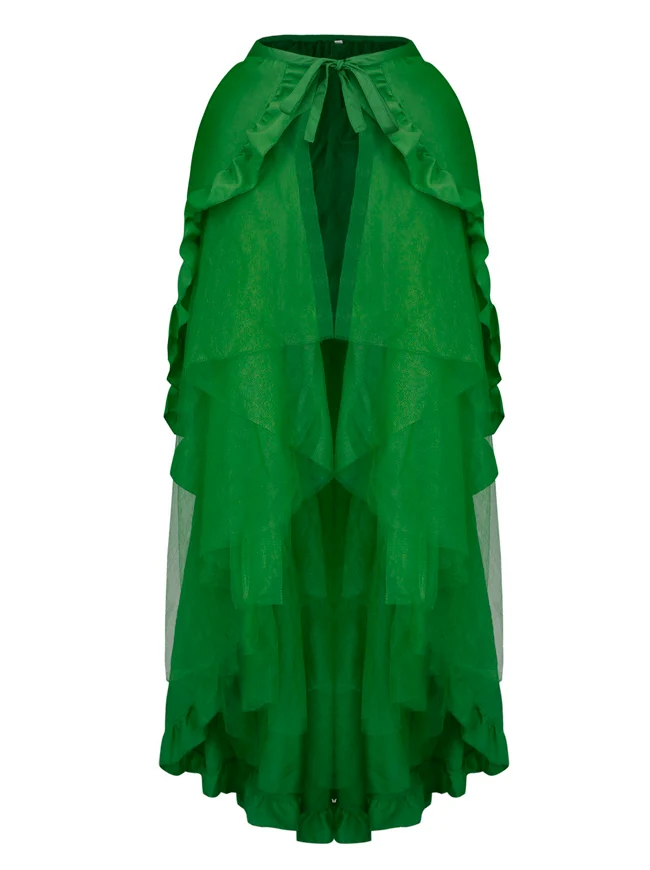 Langer Tüll-Tutu-Wickelrock für Damen