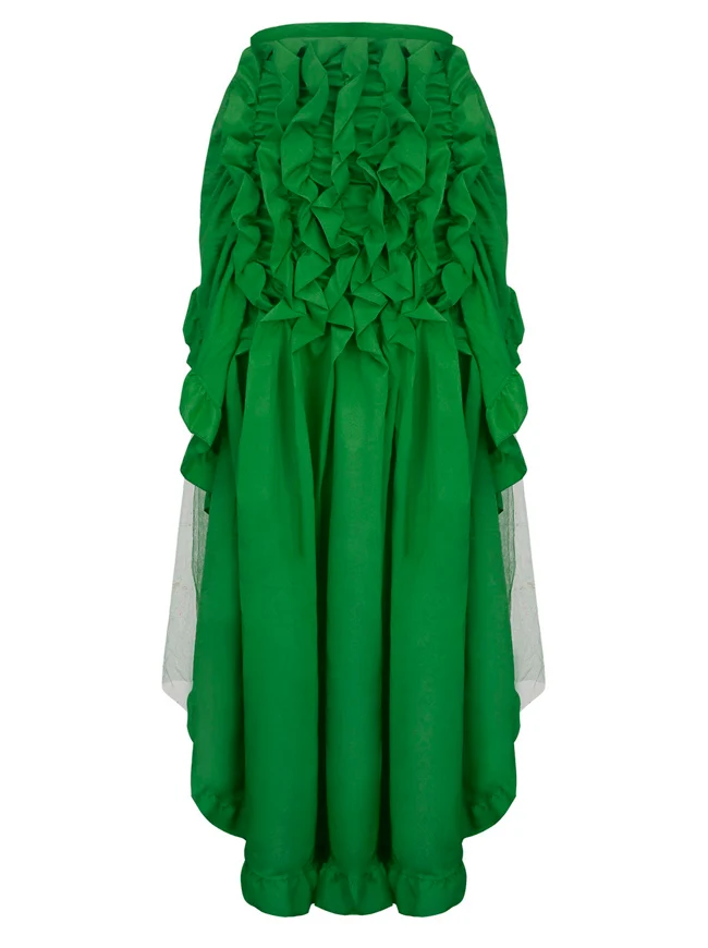 Langer Tüll-Tutu-Wickelrock für Damen