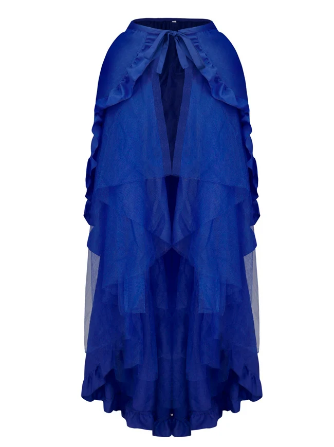 Langer Tüll-Tutu-Wickelrock für Damen