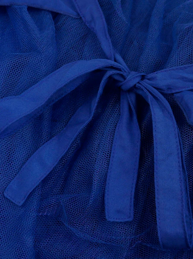 Langer Tüll-Tutu-Wickelrock für Damen