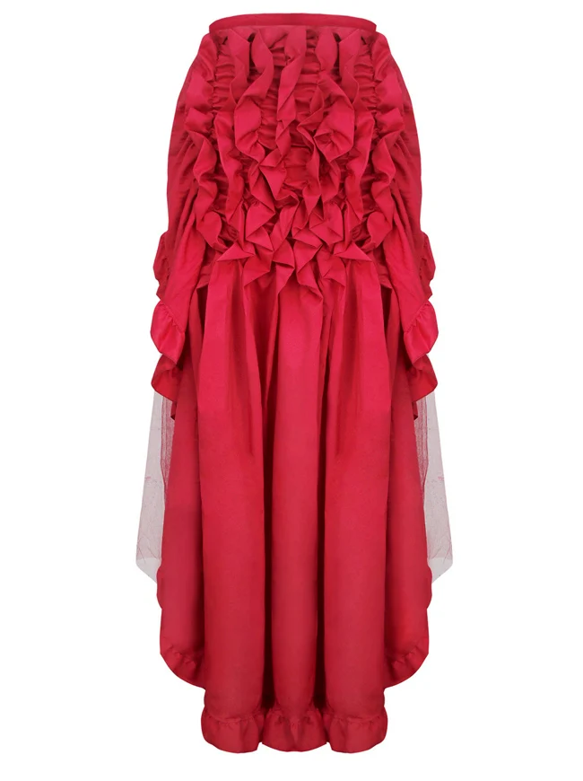 Langer Tüll-Tutu-Wickelrock für Damen