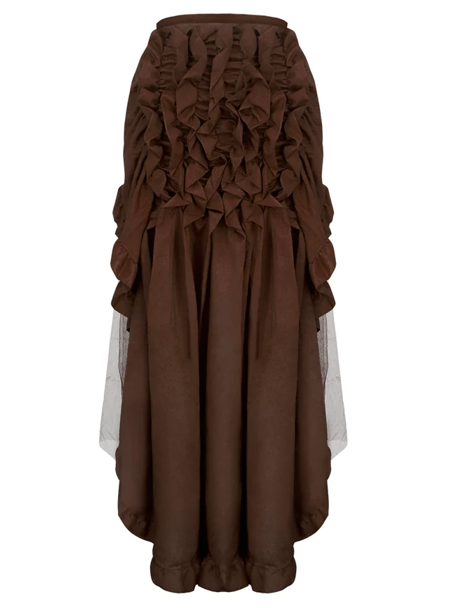 Langer Tüll-Tutu-Wickelrock für Damen