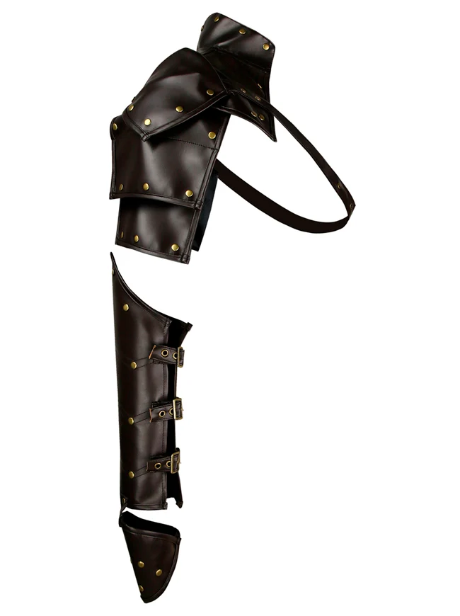 Steampunk Zubehör Retro Leder Armbinde Armband Galaxy Schulter Rüstung Achselzucken
