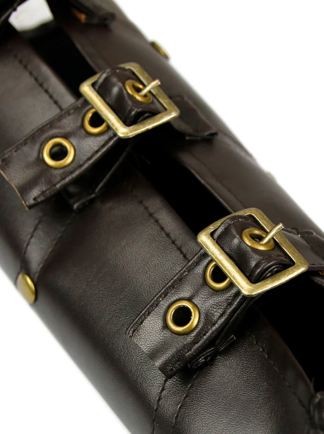 Steampunk Zubehör Retro Leder Armbinde Armband Galaxy Schulter Rüstung Achselzucken