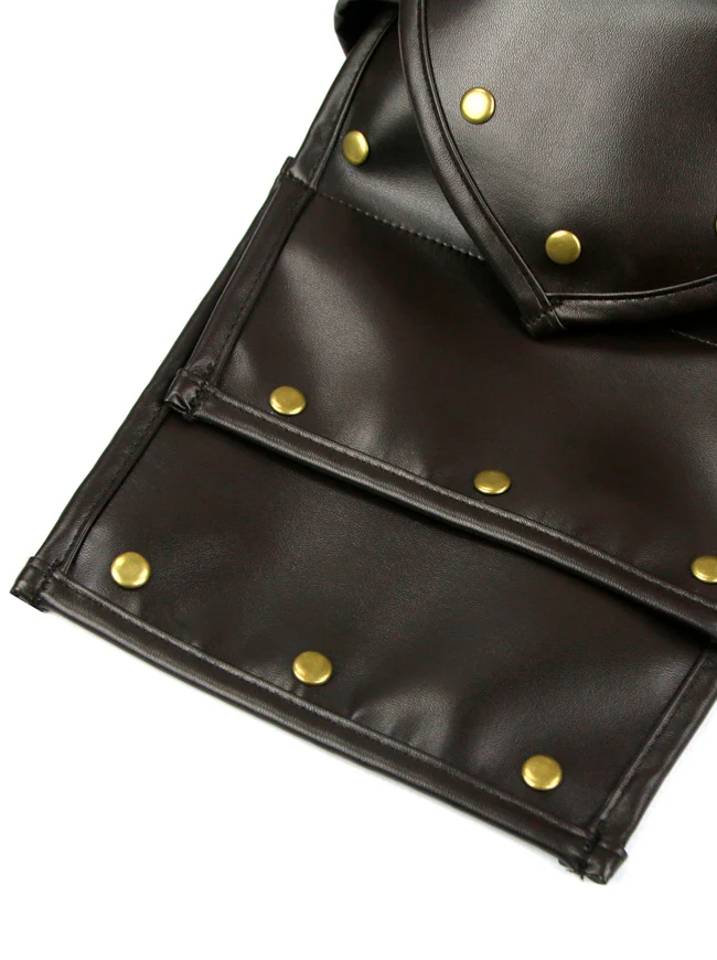 Steampunk Zubehör Retro Leder Armbinde Armband Galaxy Schulter Rüstung Achselzucken