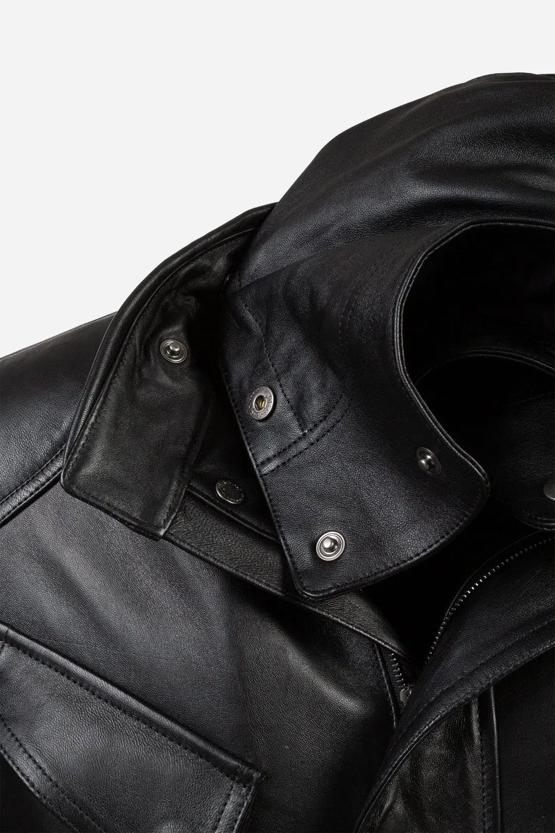 STREETFARER NAPPA JACKET W/HOOD MAN
