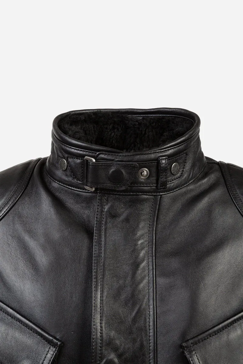 STREETFARER NAPPA JACKET W/HOOD MAN