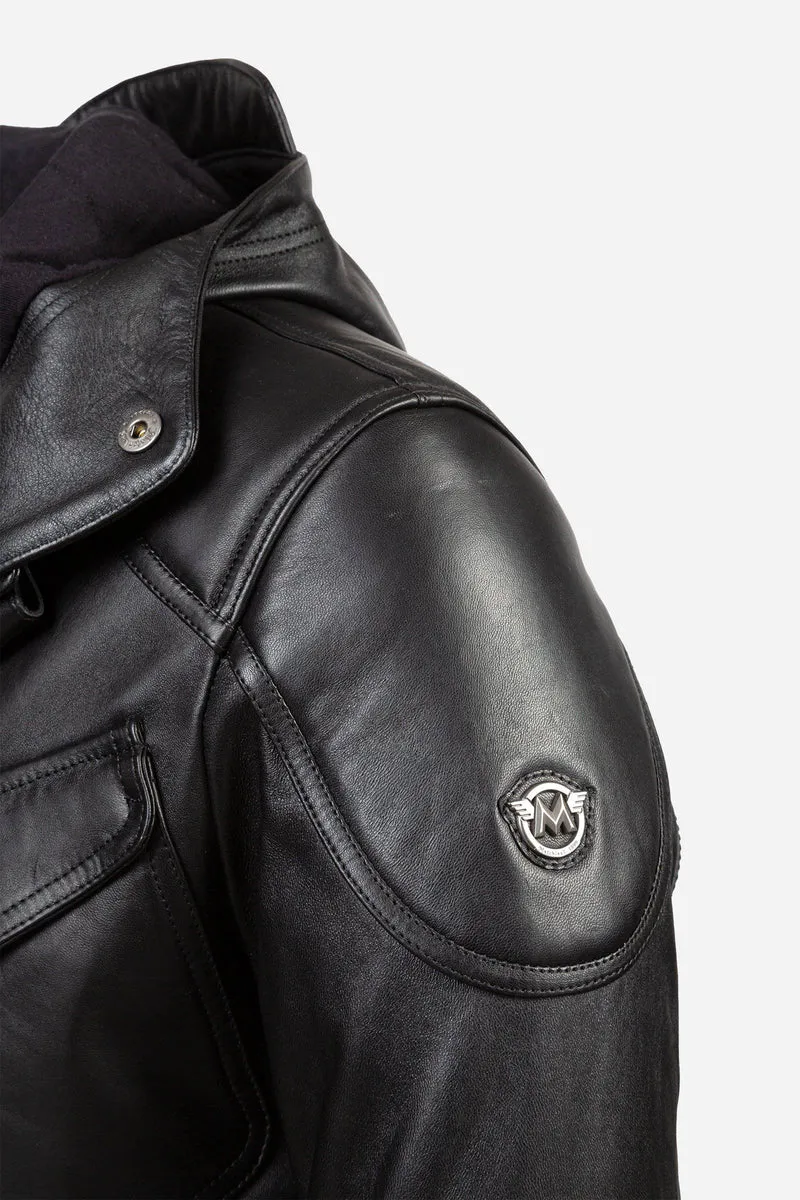 STREETFARER NAPPA JACKET W/HOOD MAN