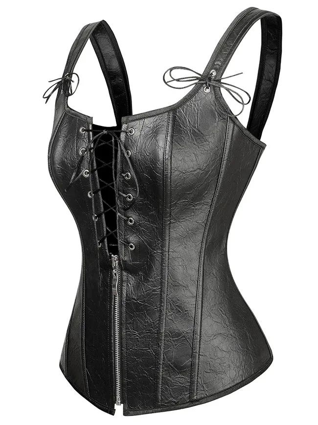 Renaissance Vintage Bustier Korsett Top mit Schnürung