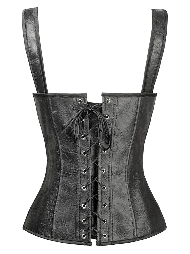 Renaissance Vintage Bustier Korsett Top mit Schnürung