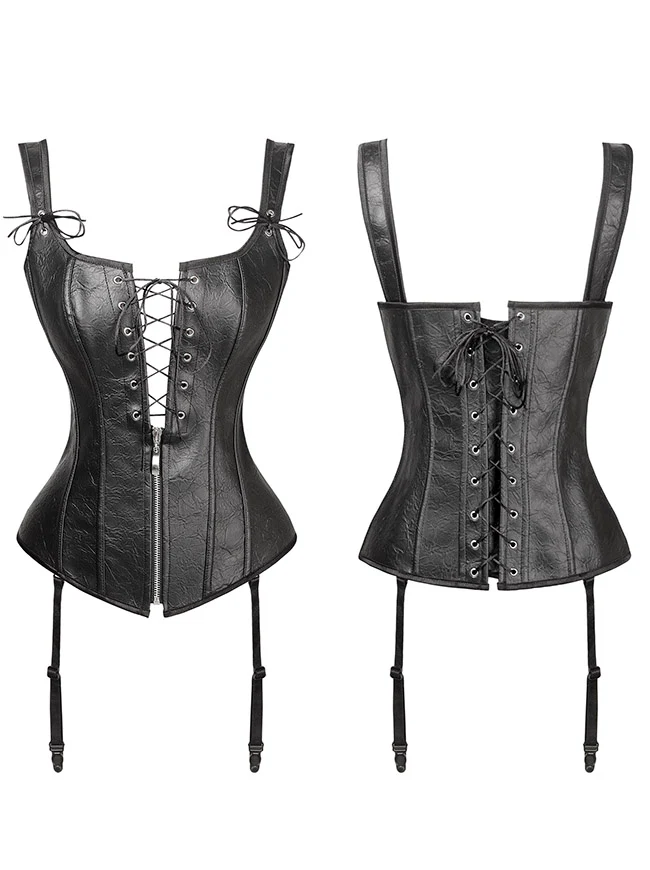 Renaissance Vintage Bustier Korsett Top mit Schnürung