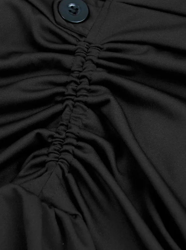 Steampunk Victorian Gothic Lace Trim Rüschen High Low Rock