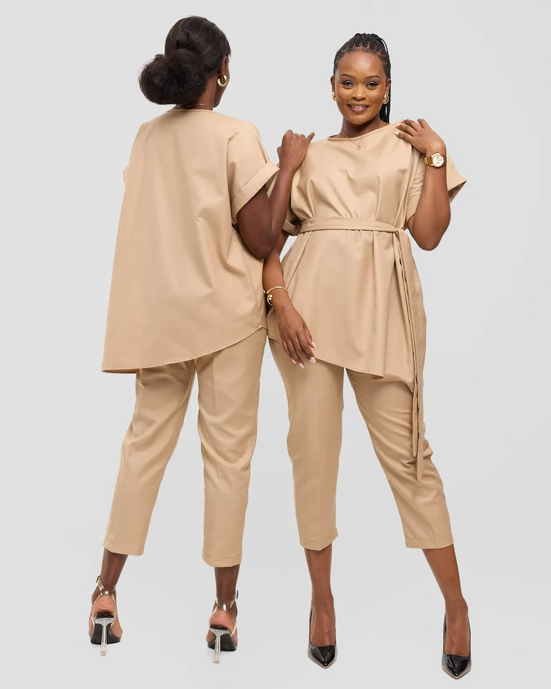SMASH Element Asymmetric Monolith Set - Sahara Beige