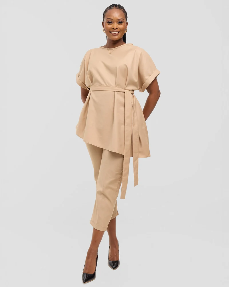 SMASH Element Asymmetric Monolith Set - Sahara Beige