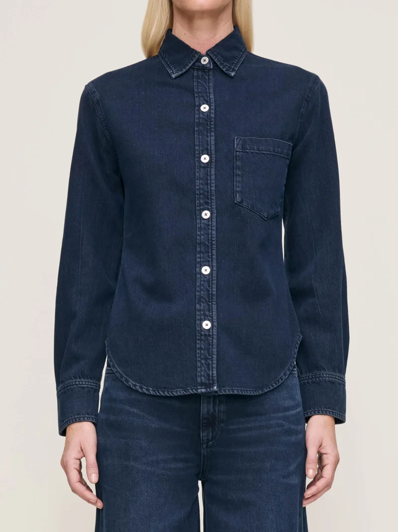 Chemisier en denim Ines