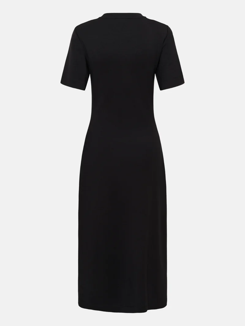 Robe Fari midi ajustée à fente discrète