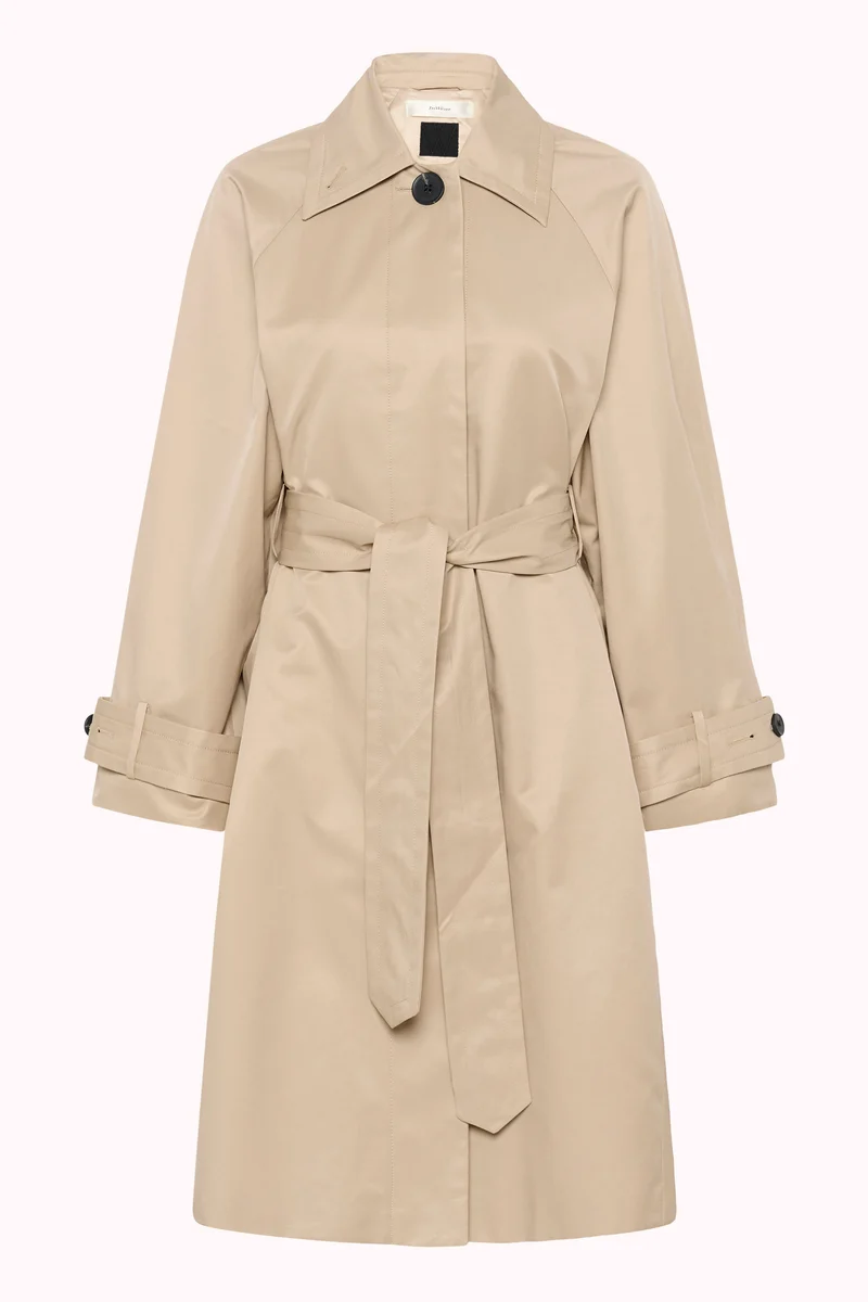 Manteau trench à col montant Hinona