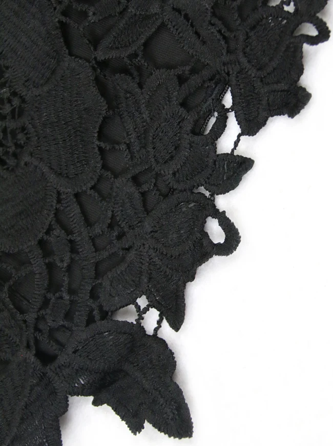 Punk Goth Floral Lace Bustier Korsett Party Bralet Crop Top