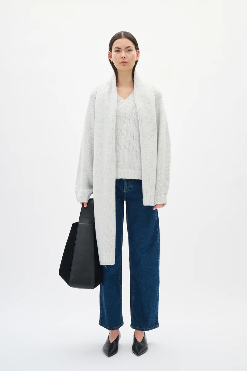 Pull scintillant avec col V Troa