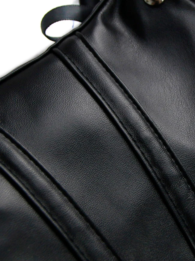 Steampunk Gothic Kostüm Zubehör Lederjacke Shrug Schulterpanzer