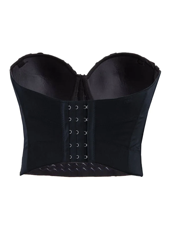 Punk Strass Push Up BH Clubwear Party Bustier Crop Top